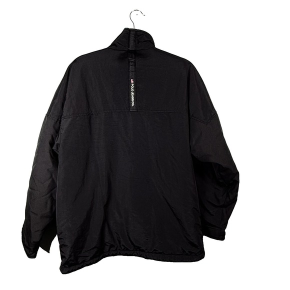 Polo Ralph Lauren Other - Polo Jeans Mens Coat Jacket Parka Nylon Fleece Lined Black M Stand Up Collar